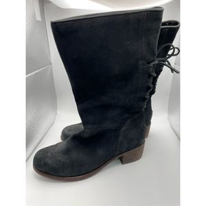 Ugg Cary Suede Nubuck Boots_Black Size 7.5